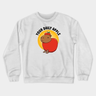 Your daily apple Capybara Crewneck Sweatshirt